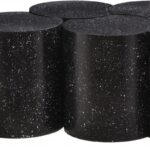 Dimple Terrazzo Pattern Iron Nesting 5pc. Modular Coffee Table