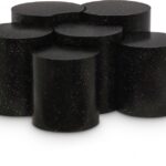 Dimple Terrazzo Pattern Iron Nesting 6pc. Modular Coffee Table