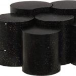 Dimple Terrazzo Pattern Iron Nesting 6pc. Modular Coffee Table