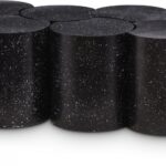 Dimple Terrazzo Pattern Iron Nesting 6pc. Modular Coffee Table