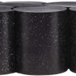 Dimple Terrazzo Pattern Iron Nesting 6pc. Modular Coffee Table