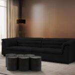 Dimple Terrazzo Pattern Iron Nesting 6pc. Modular Coffee Table