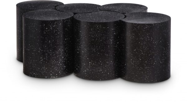 Dimple Terrazzo Pattern Iron Nesting 6pc. Modular Coffee Table