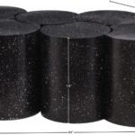 Dimple Terrazzo Pattern Iron Nesting 6pc. Modular Coffee Table