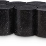 Dimple Terrazzo Pattern Iron Nesting 6pc. Modular Coffee Table