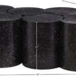 Dimple Terrazzo Pattern Iron Nesting 6pc. Modular Coffee Table