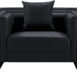 Everett Vegan Leather Upholstered Chair