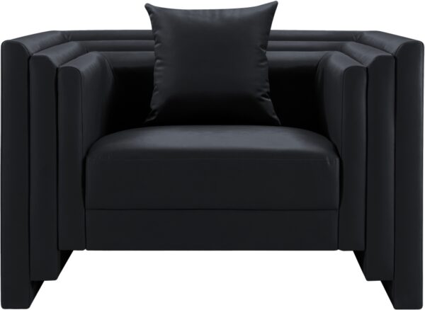 Everett Vegan Leather Upholstered Chair