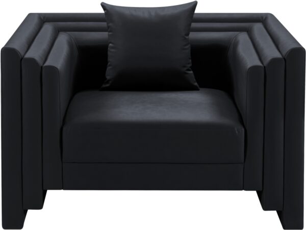 Everett Vegan Leather Upholstered Chair