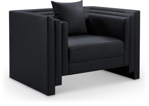 Everett Vegan Leather Upholstered Chair