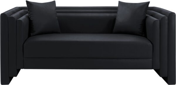 Everett 67" Vegan Leather Upholstered Loveseat