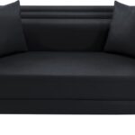 Everett 67" Vegan Leather Upholstered Loveseat