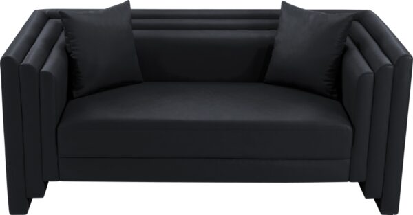 Everett 67" Vegan Leather Upholstered Loveseat