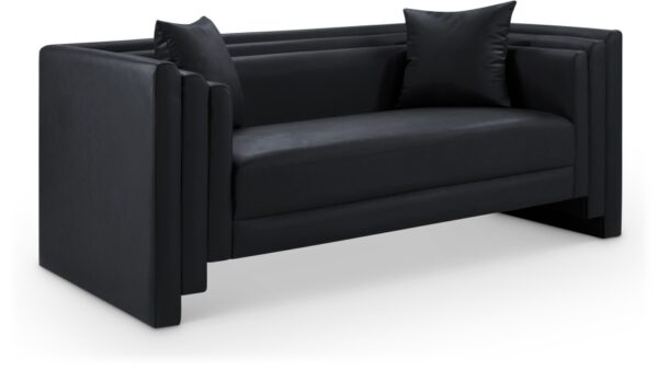 Everett 67" Vegan Leather Upholstered Loveseat