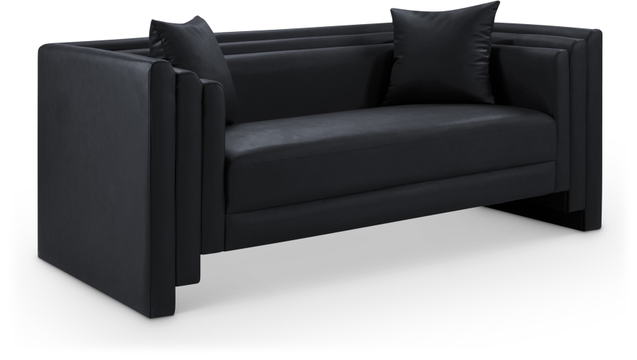 Everett 67" Vegan Leather Upholstered Loveseat