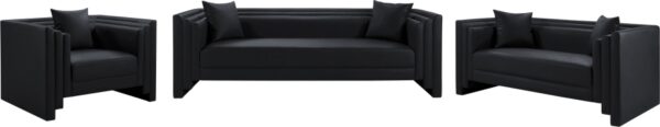 Everett 88.5" Vegan Leather Upholstered Sofa