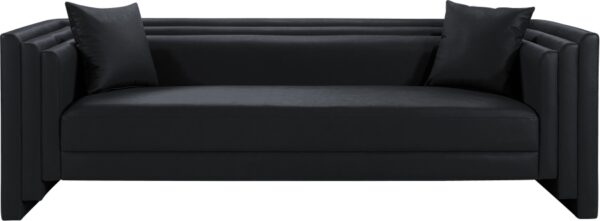 Everett 88.5" Vegan Leather Upholstered Sofa