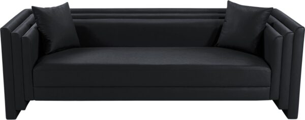 Everett 88.5" Vegan Leather Upholstered Sofa