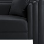 Everett 88.5" Vegan Leather Upholstered Sofa
