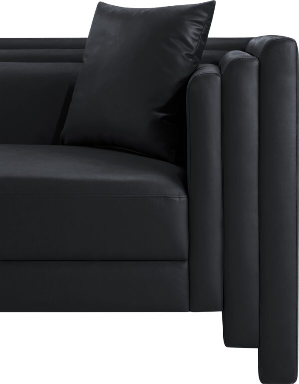 Everett 88.5" Vegan Leather Upholstered Sofa