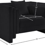 Everett Chenille Fabric Upholstered Chair