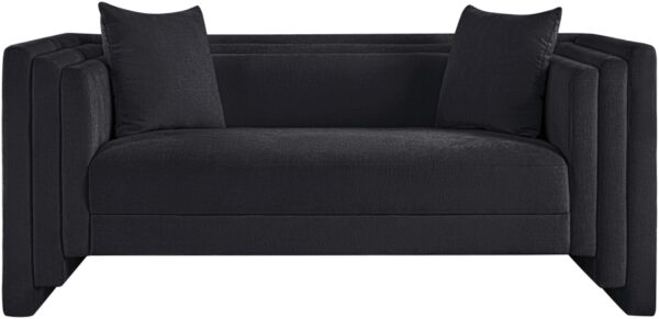 Everett 67" Chenille Fabric Upholstered Loveseat