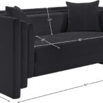 Everett 67" Chenille Fabric Upholstered Loveseat