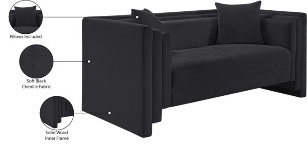 Everett 67" Chenille Fabric Upholstered Loveseat
