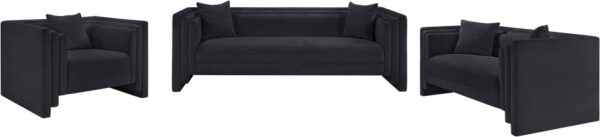 Everett 88.5" Chenille Fabric Upholstered Sofa