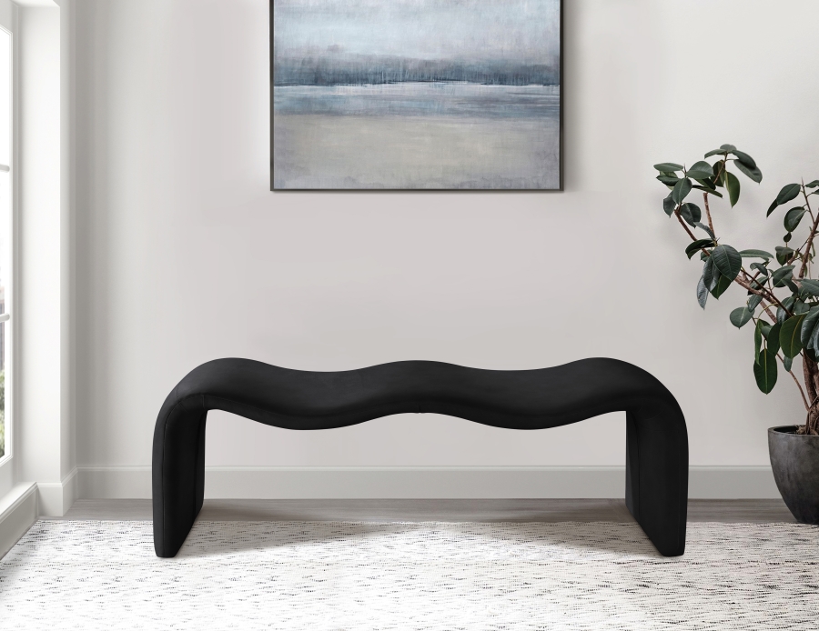 Willow Vegan Leather Upholstered Bench