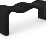 Willow Corduroy Fabric Upholstered Bench