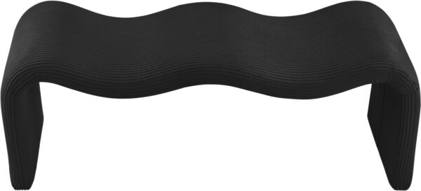 Willow Corduroy Fabric Upholstered Bench