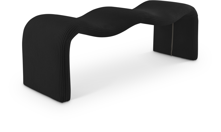 Willow Corduroy Fabric Upholstered Bench