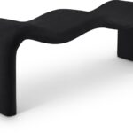 Willow Chenille Fabric Upholstered Bench