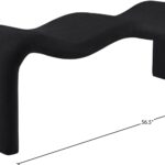 Willow Chenille Fabric Upholstered Bench
