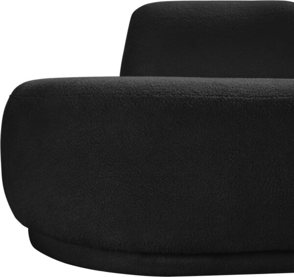 Argyle Teddy Fabric Upholstered Chaise/Loveseat