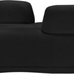 Argyle Teddy Fabric Upholstered Chaise/Loveseat