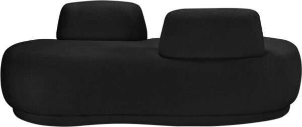 Argyle Teddy Fabric Upholstered Chaise/Loveseat