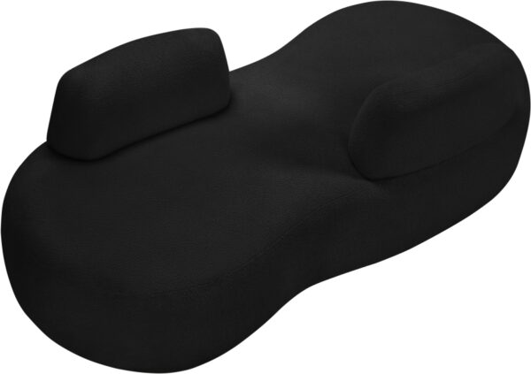 Argyle Teddy Fabric Upholstered Chaise/Loveseat