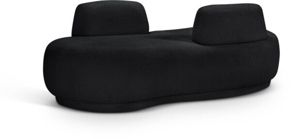 Argyle Teddy Fabric Upholstered Chaise/Loveseat
