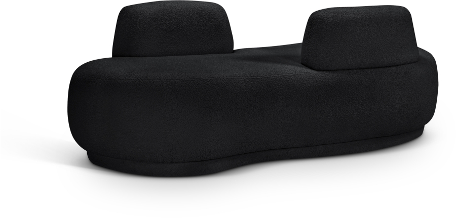 Argyle Teddy Fabric Upholstered Chaise/Loveseat