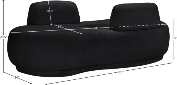 Argyle Teddy Fabric Upholstered Chaise/Loveseat