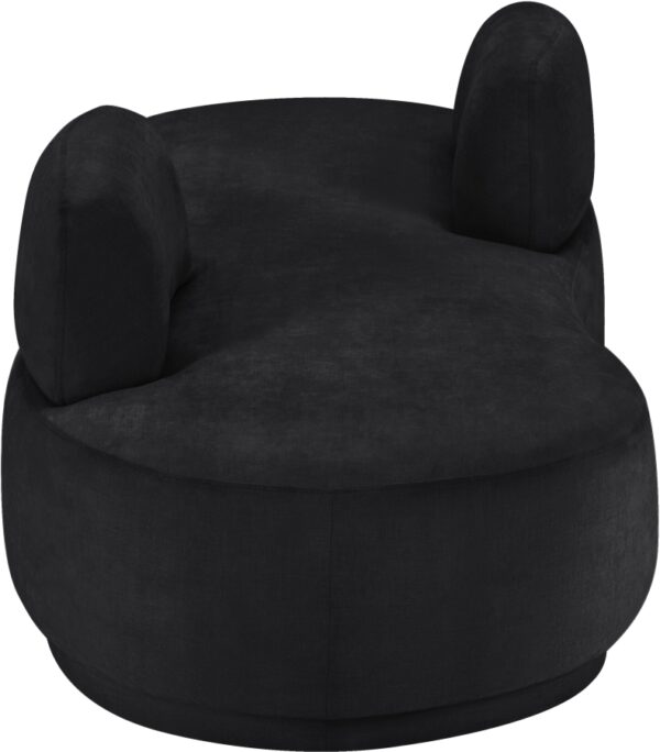 Argyle Chenille Fabric Upholstered Chaise/Loveseat