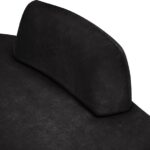 Argyle Chenille Fabric Upholstered Chaise/Loveseat