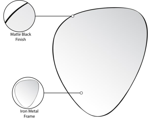 Finch Iron Frame Mirror