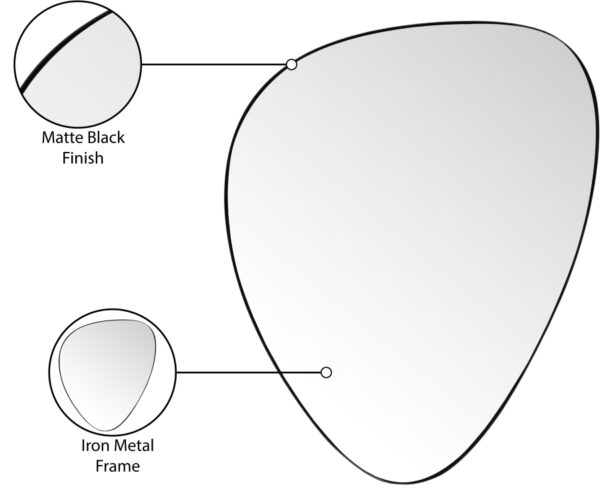 Finch Iron Frame Mirror