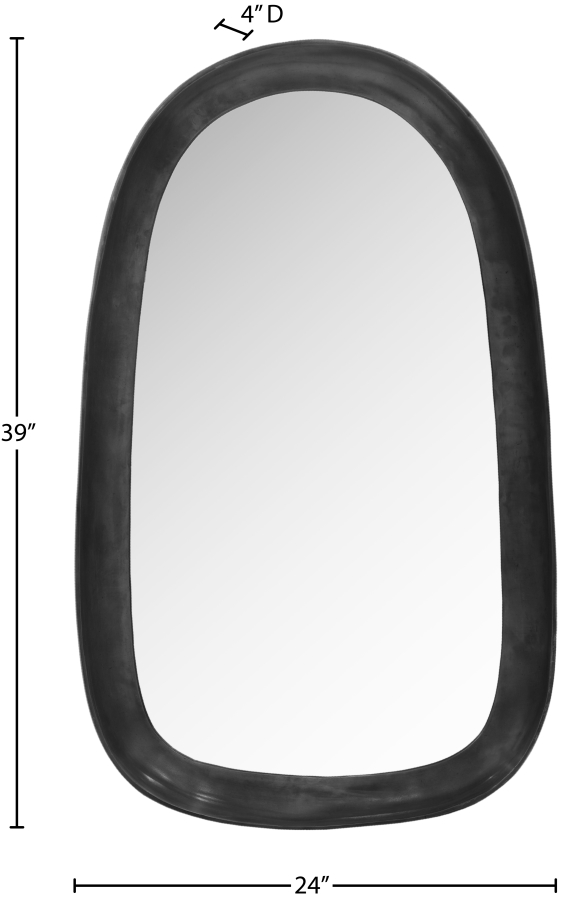 Auberge Alumnium Frame Mirror