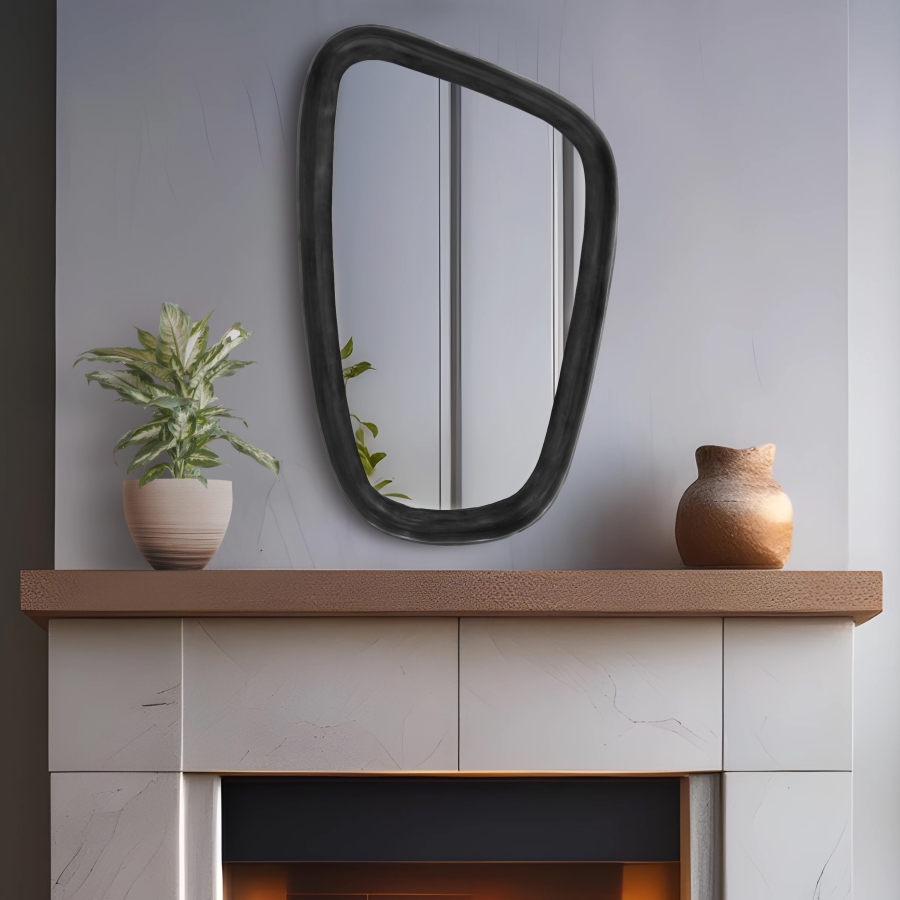 Auberge Alumnium Frame Mirror