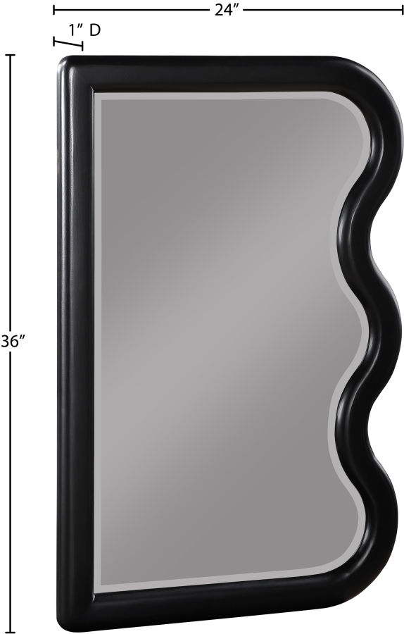 Winnie Poplar Wood Frame Mirror