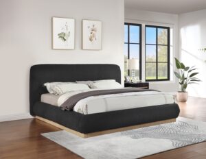 Rigby Boucle Fabric Upholstered Bed